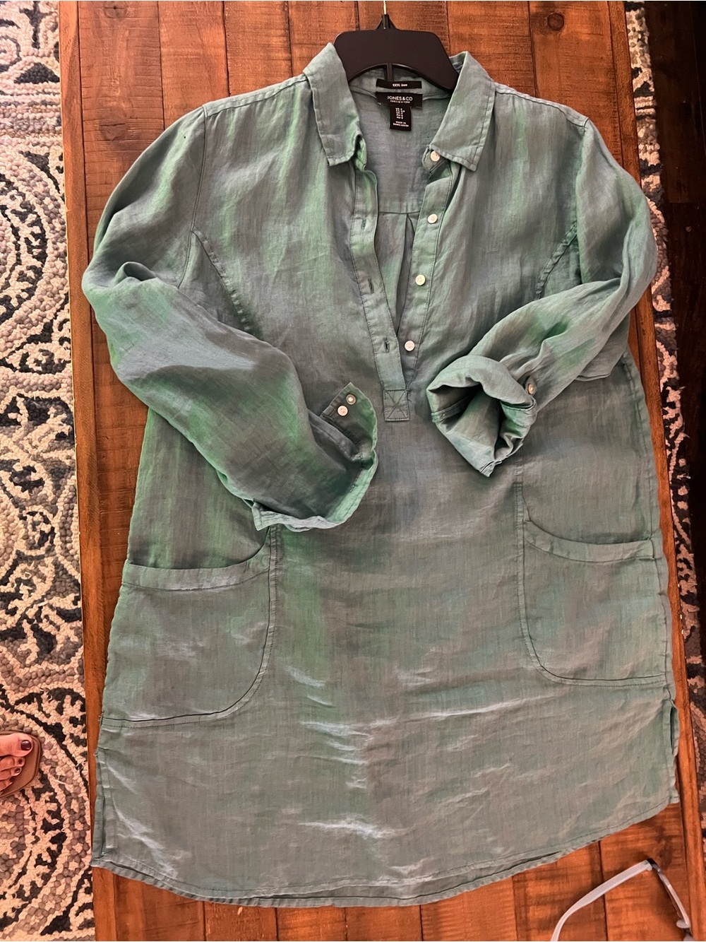 NWOT Linen Shirt dress size S
